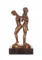 Erotická socha muži z bronzu