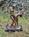 Erotická socha sex z bronzu