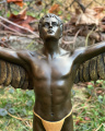 Krasná soška Icarus - Íkaros - Austria bronz
