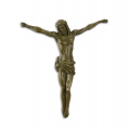 Bronzová figurka Ježíše na zeď 