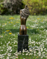 Erotická bronzová socha Torza nahá žena