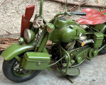 Plechový model Vojenské motorky 2