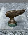 Bronzová socha A Victoire 'Spirit of the Wind' design od Rene Lalique - art deco