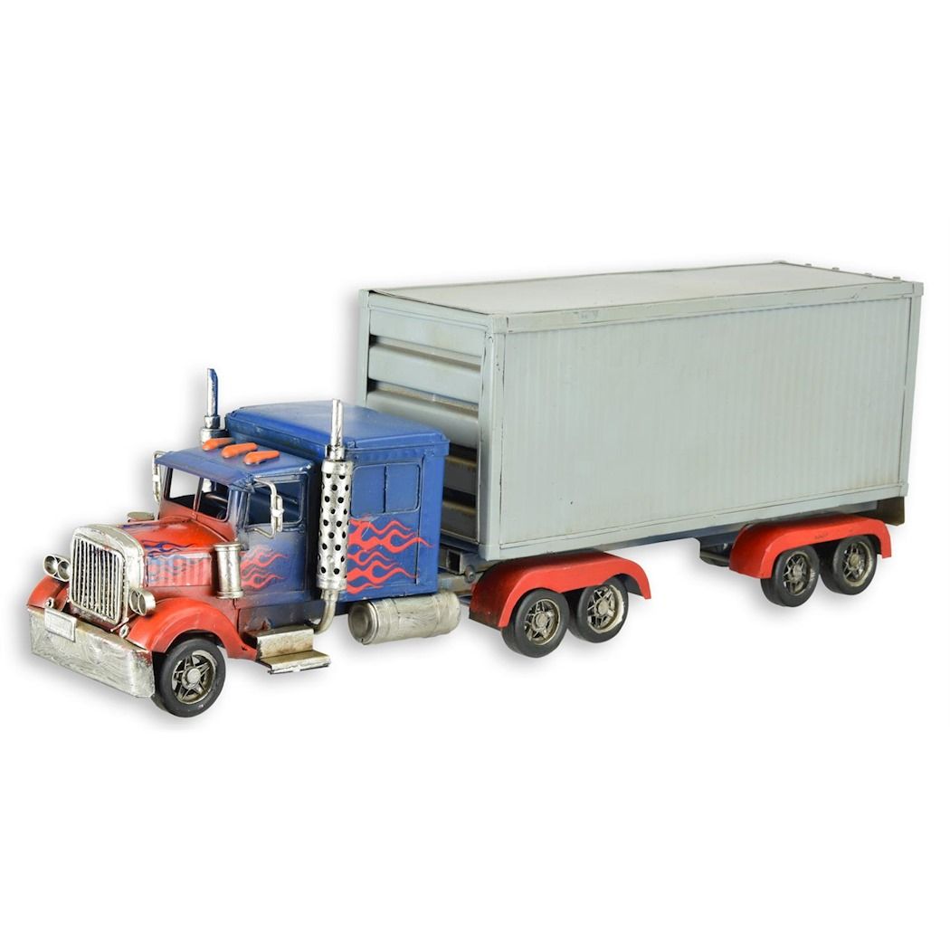 Plechové nákladní auto - náklaďák - dekorativní model