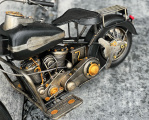 Plechový model motorky harley