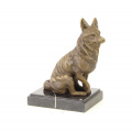 Bronzová socha lišky 