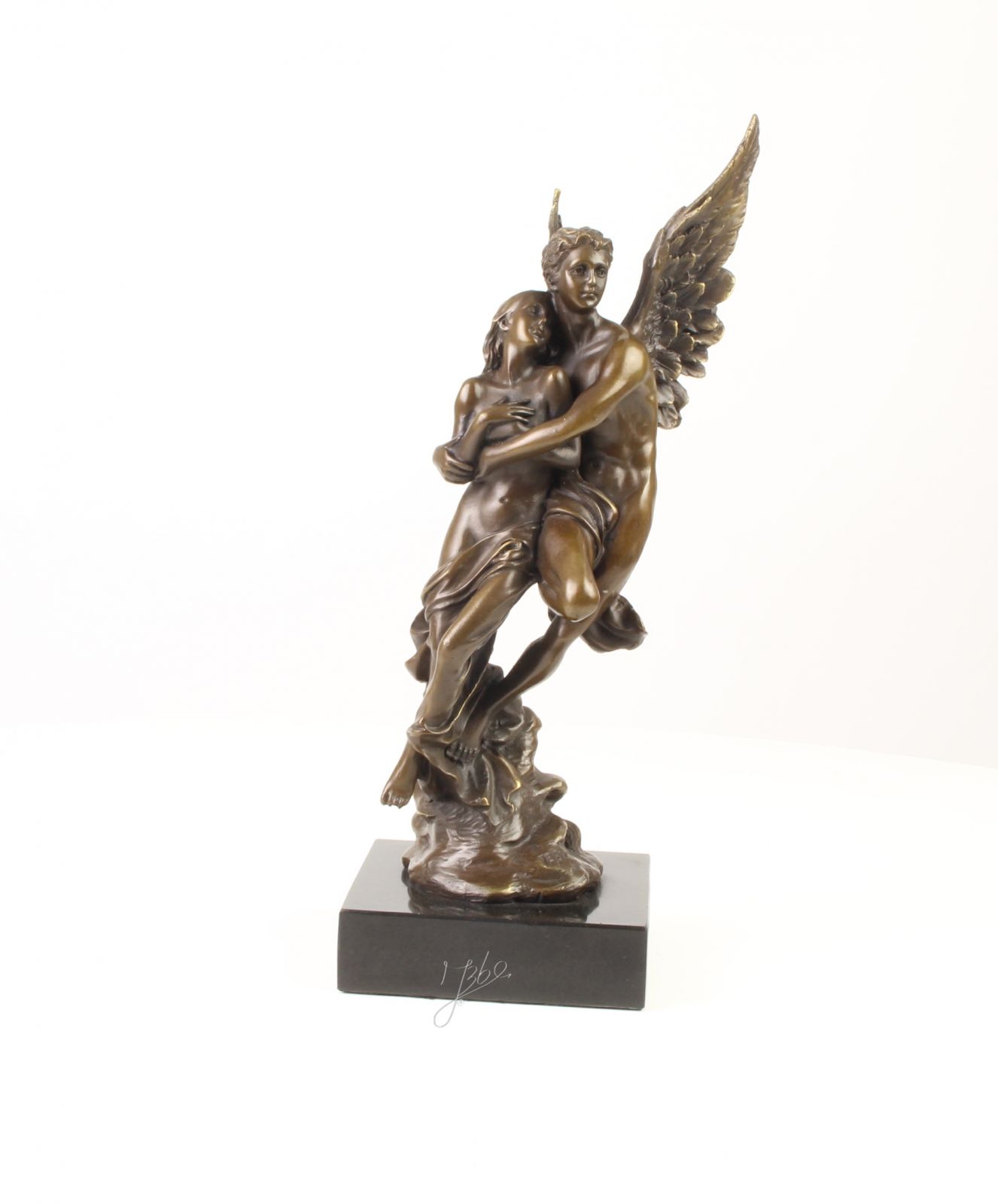 Bronzová soška Amor a Psyché - Cupid a Psyche Metamorfózy