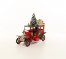 Kovový model vánoční auto