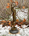 Velká socha Nahé ženy z bronzu