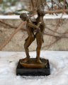 Erotická socha muži z bronzu