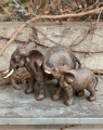 Polyresinová soška slon a mládě