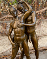Erotické bronzová soška nahých mužů - Gayové - LGBT 2