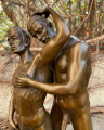 Erotické bronzová soška nahých mužů - Gayové - LGBT 2
