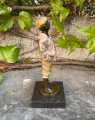 Austria bronz soška figurka chlapce