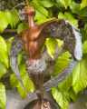 Austria soška Íkaros z bronzu