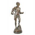 Erotická socha Řeckého nahého muže z bronzu 