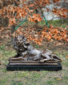 Velká luxusní bronzová socha lva